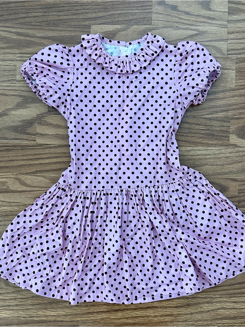 Toddler Girls Peanuts Sally Charlie Brown Dress Costume Small 4T Pink Brown EUC!